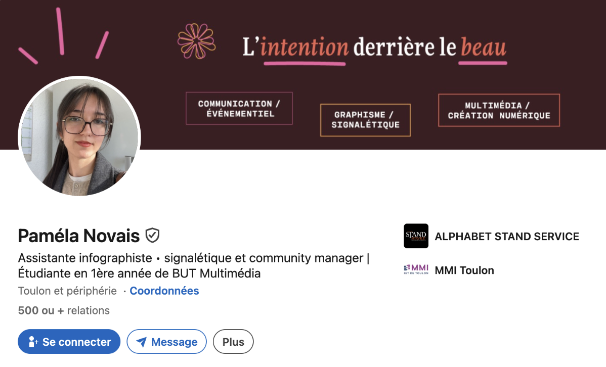 Présence en ligne : LinkedIn